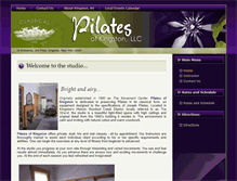 Tablet Screenshot of pilatesofkingston.com